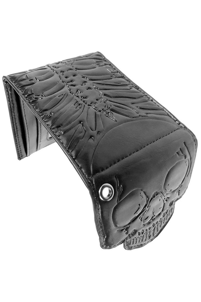 Kreepsville Skull Ribcage Bi Fold Wallet - Vampirefreaks Store