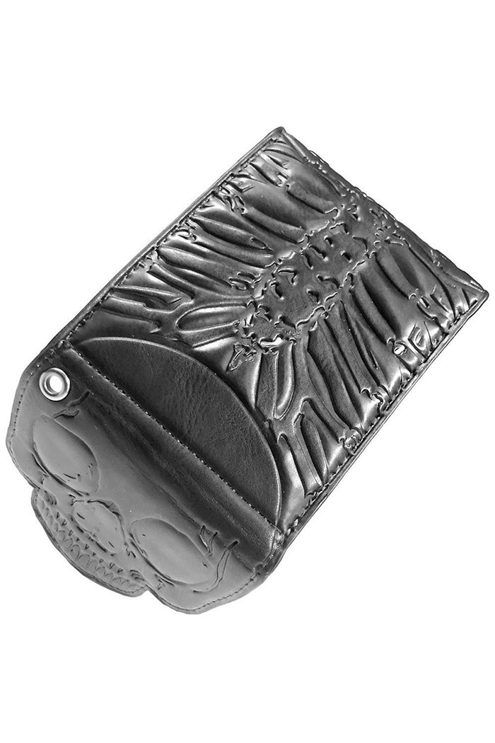 Kreepsville Skull Ribcage Bi Fold Wallet - Vampirefreaks Store