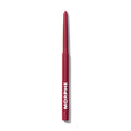 {Bella} Morphe Soulmatte Filling Gel Lip Liner in Bella, a deep berry-red retractable pencil with white MORPHE branding on the barrel.