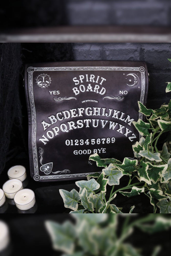 Spirit Board Embossed Shoulder Bag