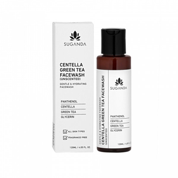 Suganda Centella Green Tea Facewash (Unscented), 120ml