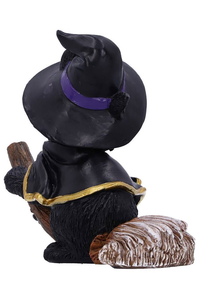 Tabitha Cat on a Broomstick Figurine