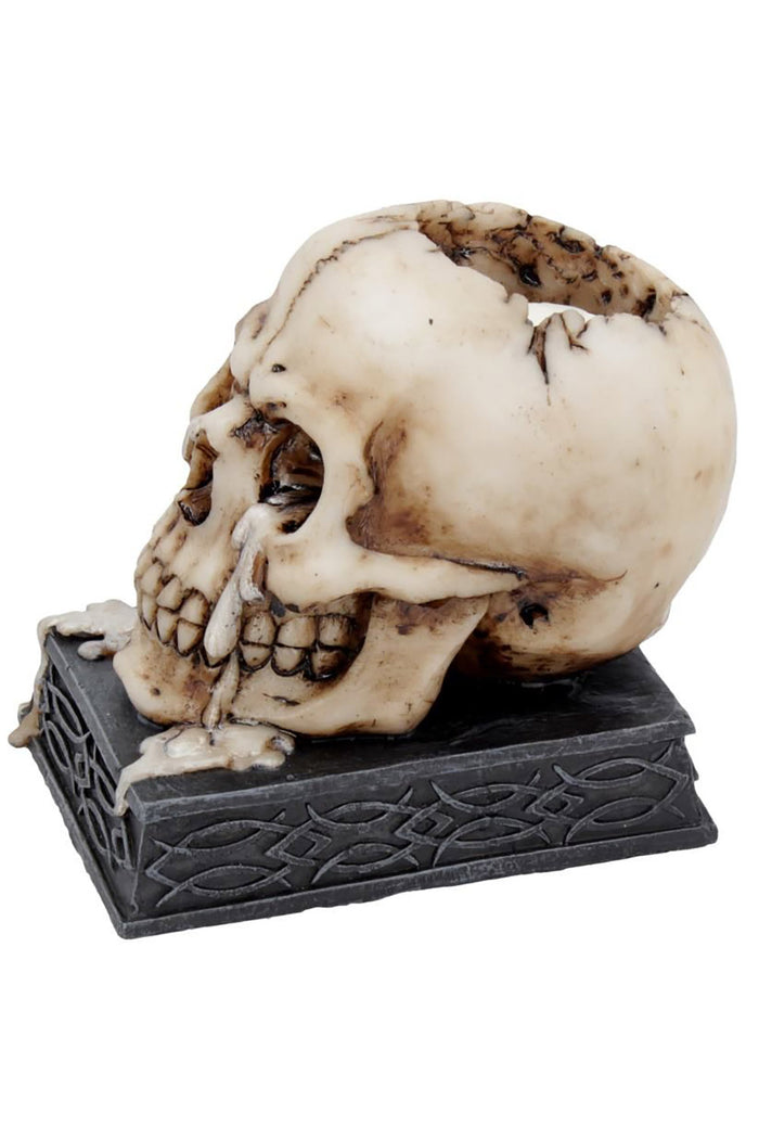 Tears of Time Wax Tears Tealight Holding Skull