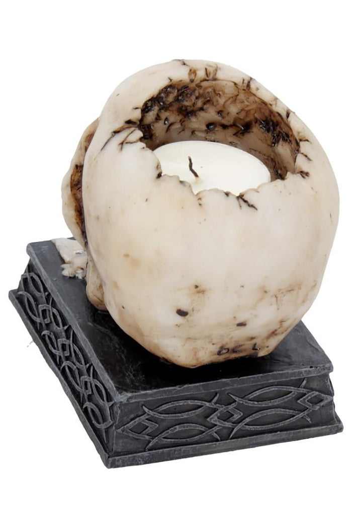 Tears of Time Wax Tears Tealight Holding Skull