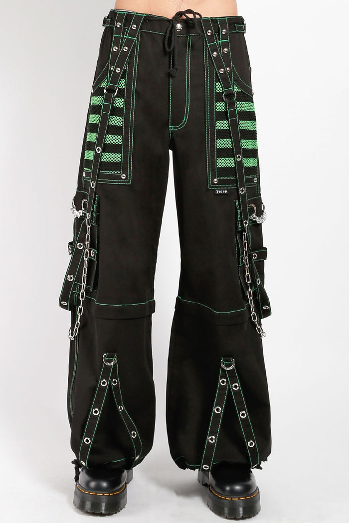 Tripp NYC Electro Pants [Black/Green]