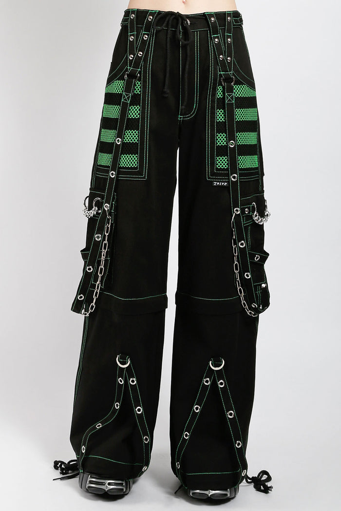 Tripp NYC Electro Pants [Black/Green]