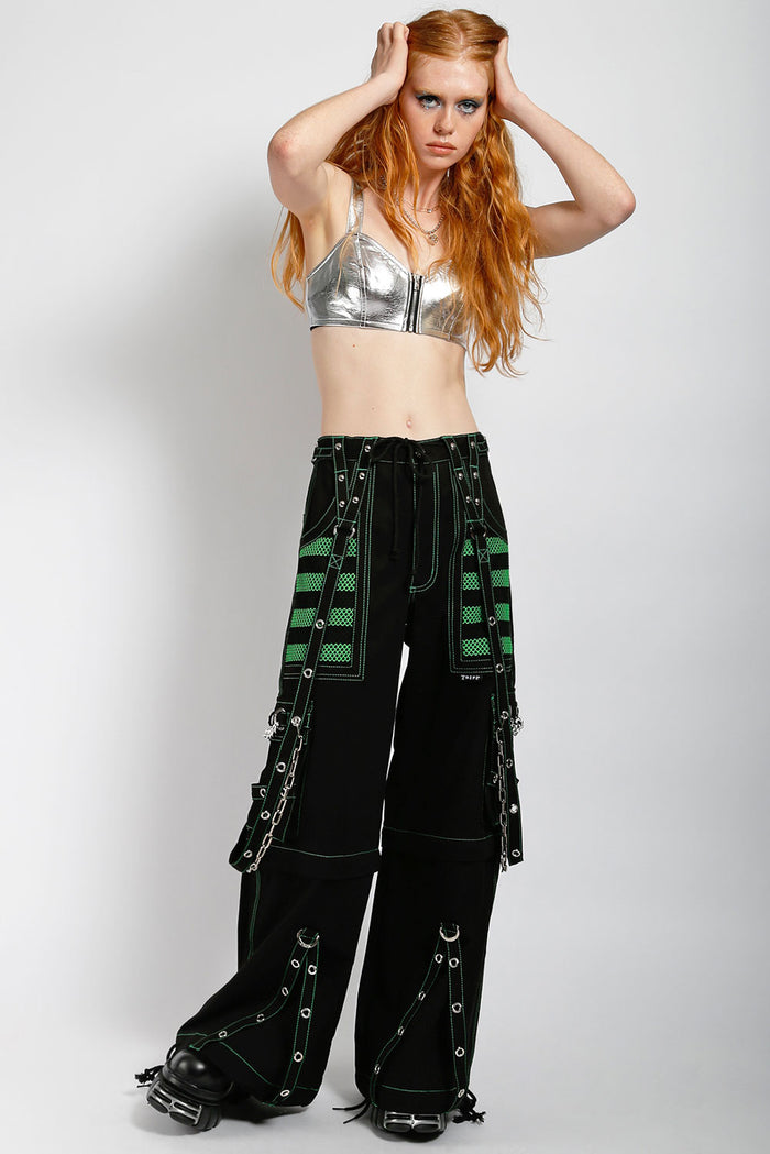 Tripp NYC Electro Pants [Black/Green]