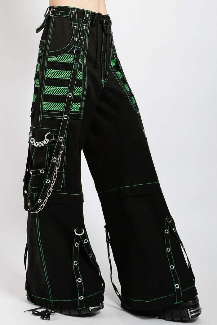 Tripp NYC Electro Pants [Black/Green]