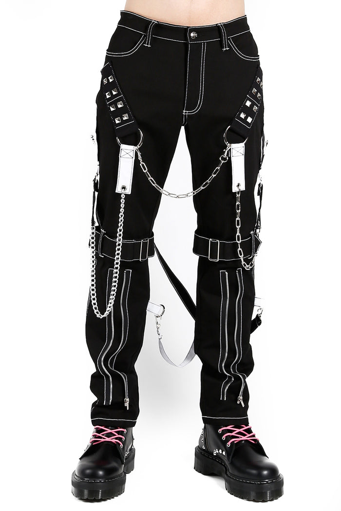 Tripp NYC Raider Pants [Black/White]