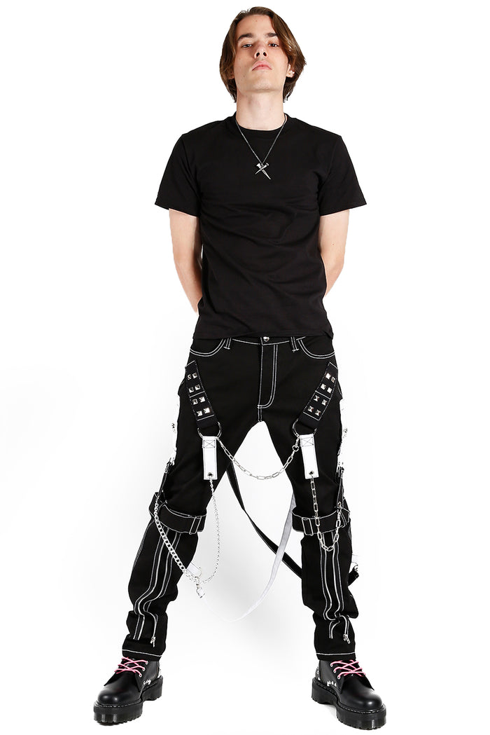 Tripp NYC Raider Pants [Black/White]