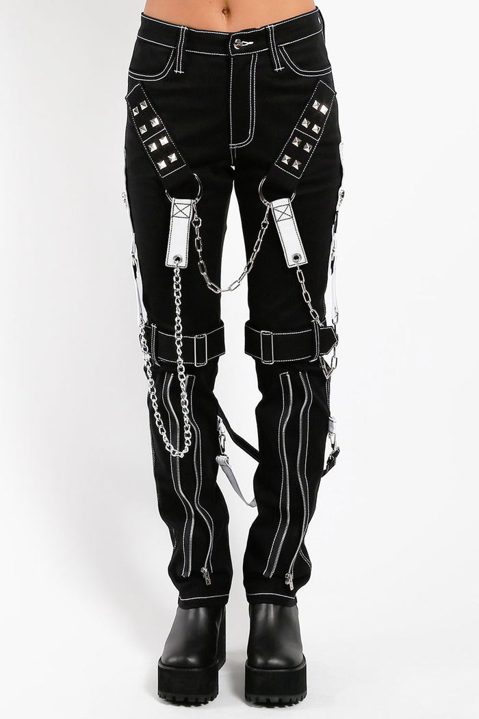 Tripp NYC Raider Pants [Black/White]
