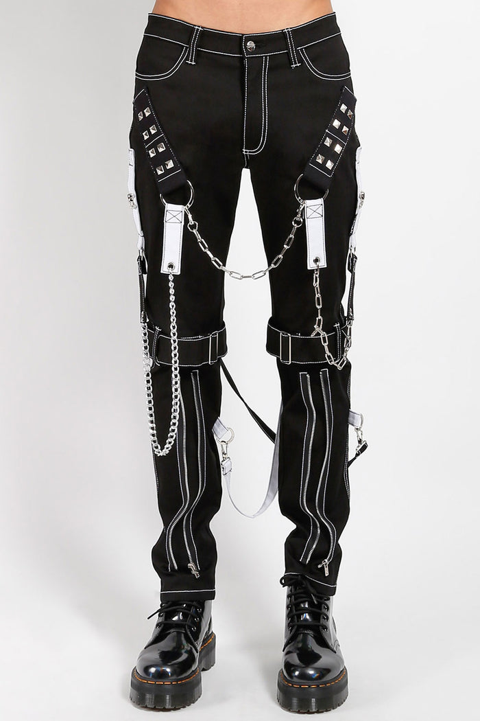 Tripp NYC Raider Pants [Black/White]