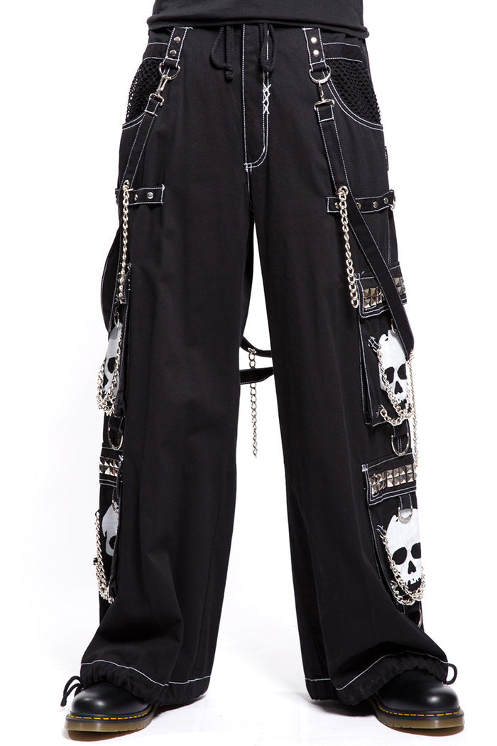 Tripp Super Skull Pants [White Skulls] - Vampirefreaks Store