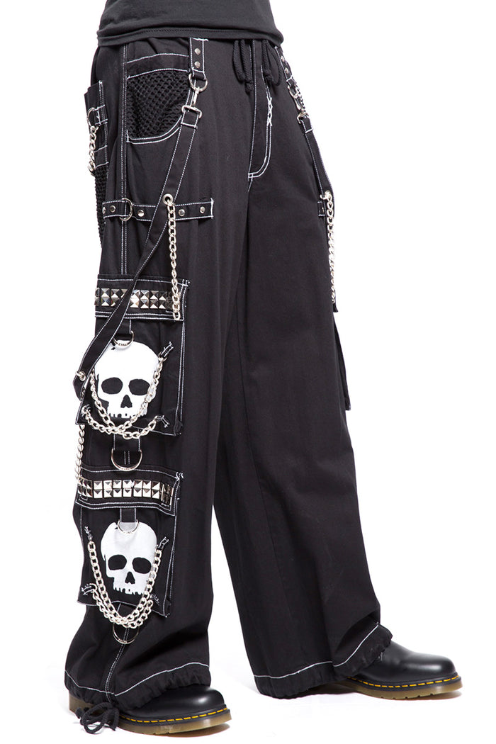 Tripp Super Skull Pants [White Skulls] - Vampirefreaks Store