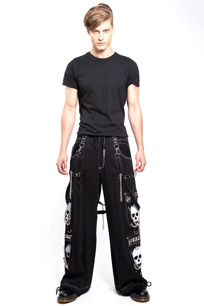 Tripp Super Skull Pants [White Skulls] - Vampirefreaks Store