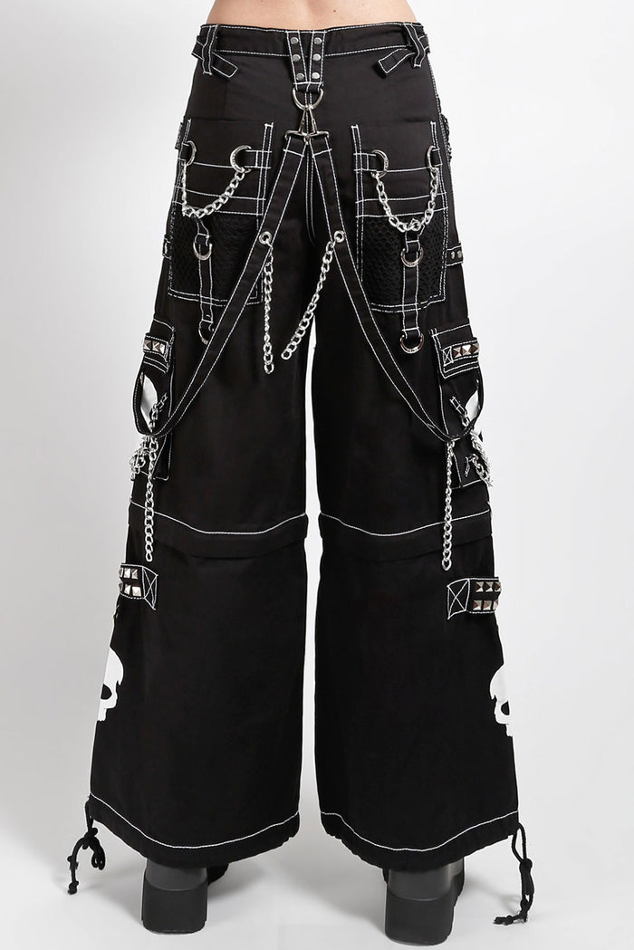 Tripp NYC Super Skull Pants [Black/White]