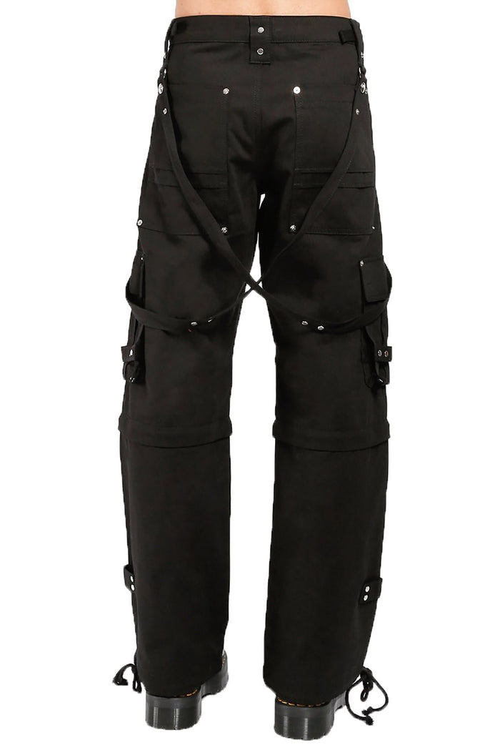 Tripp NYC Zip Off Crush Pants [Black/Black]