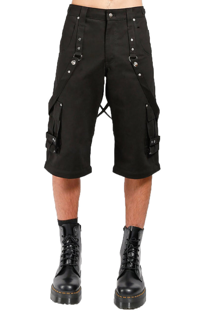 Tripp NYC Zip Off Crush Pants [Black/Black]