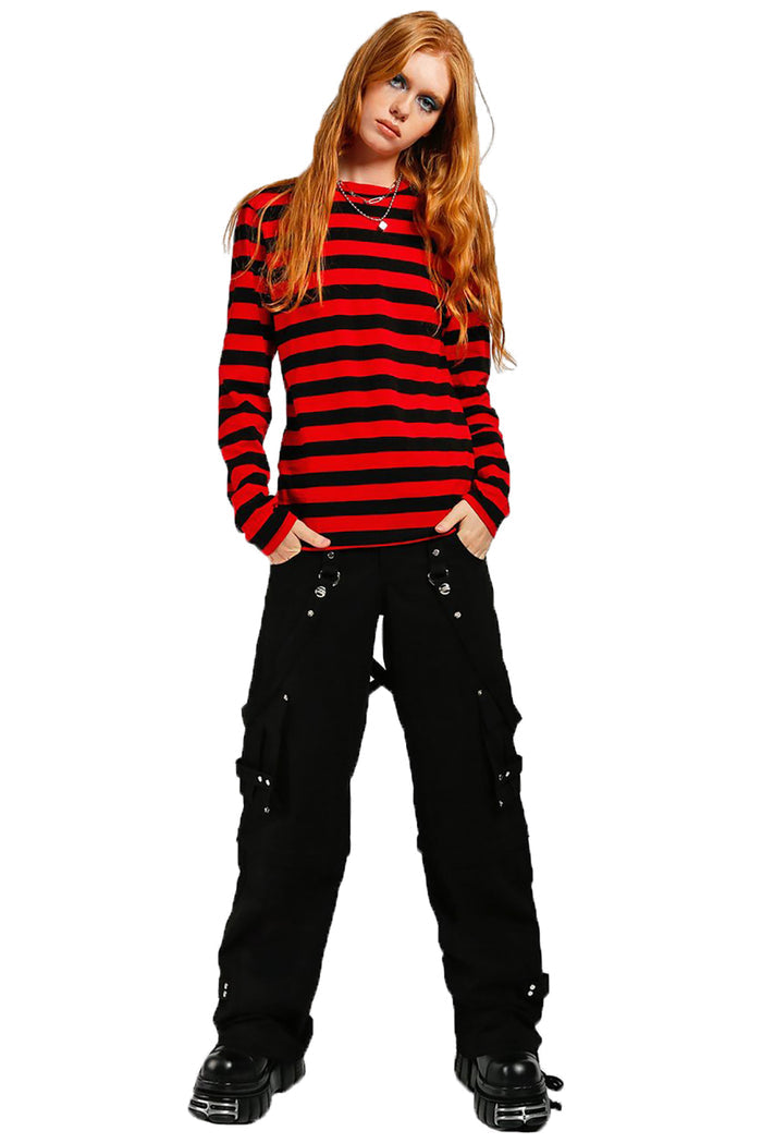 Tripp NYC Zip Off Crush Pants [Black/Black]
