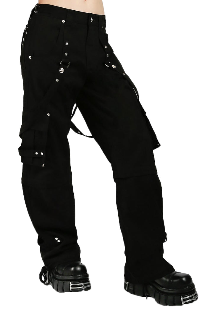 Tripp NYC Zip Off Crush Pants [Black/Black]