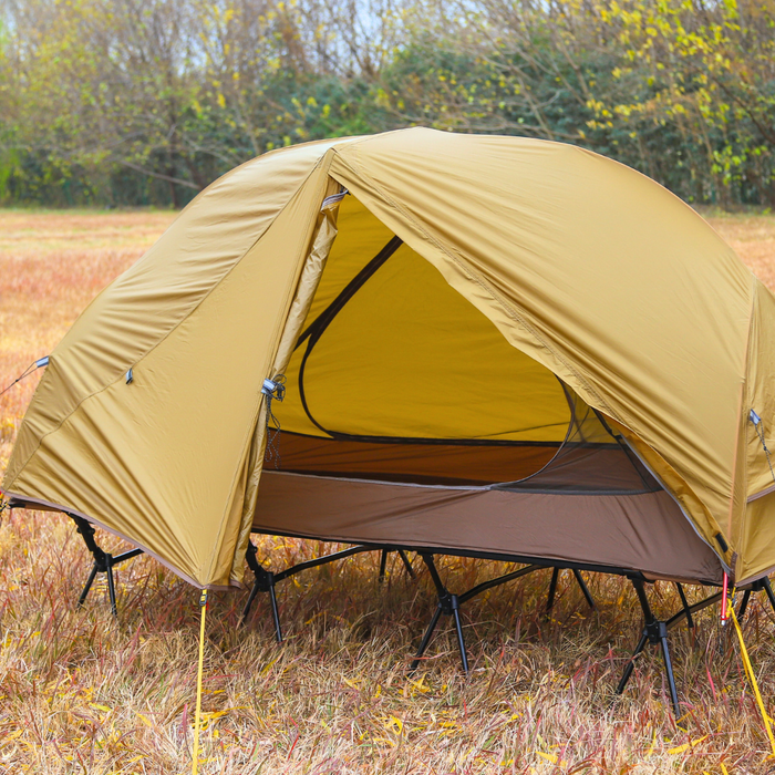 Tropics 1-Person Dual-Height Camping Cot