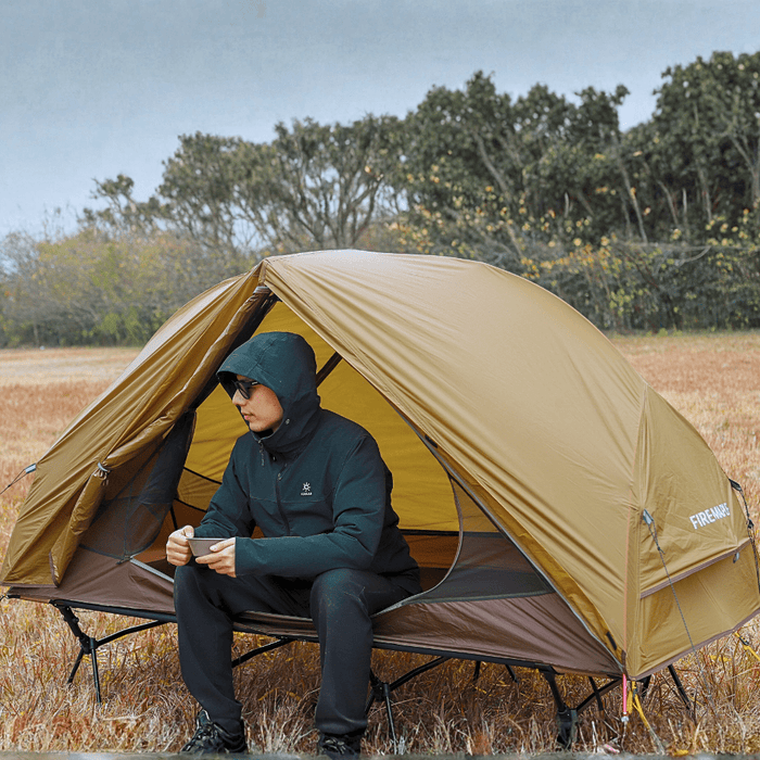 Tropics 1-Person Dual-Height Camping Cot