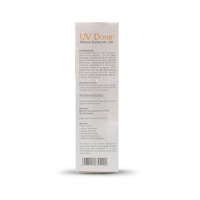 UV Doux Silicone Sunscreen Gel SPF 50 PA+++, 50gm