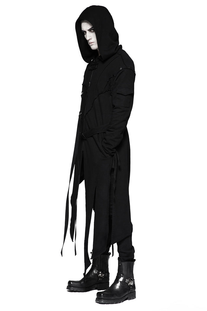 goth black jacket for men