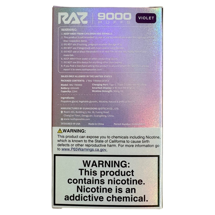 Violet (Grapes Strawberries) - RAZ TN9000