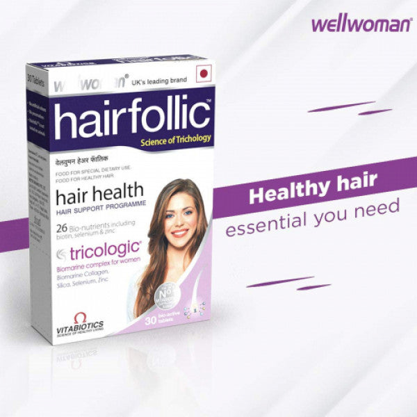 Wellwoman Hairfollic, 30 Tablets
