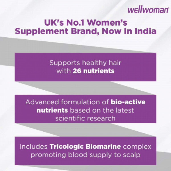 Wellwoman Hairfollic, 30 Tablets