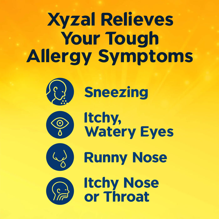 Xyzal Adult Allergy 24HR (80 Ct), Allergy Relief Tablets