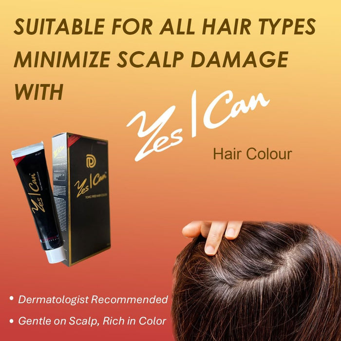 Yes I Can Hair Color - Black, 80gm