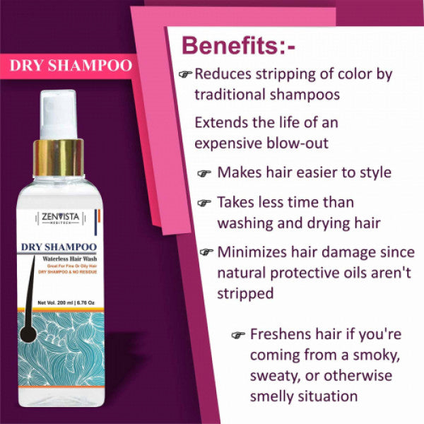 Zenvista Dry Shampoo, 200ml