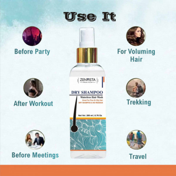 Zenvista Dry Shampoo, 200ml