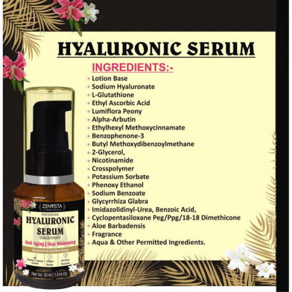 Zenvista Hyaluronic Serum, 30ml